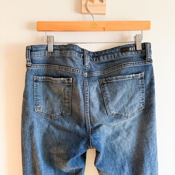 Kut From the Kloth Catherine Boyfriend Mid Rise Jeans Size 10 - Picture 5 of 7